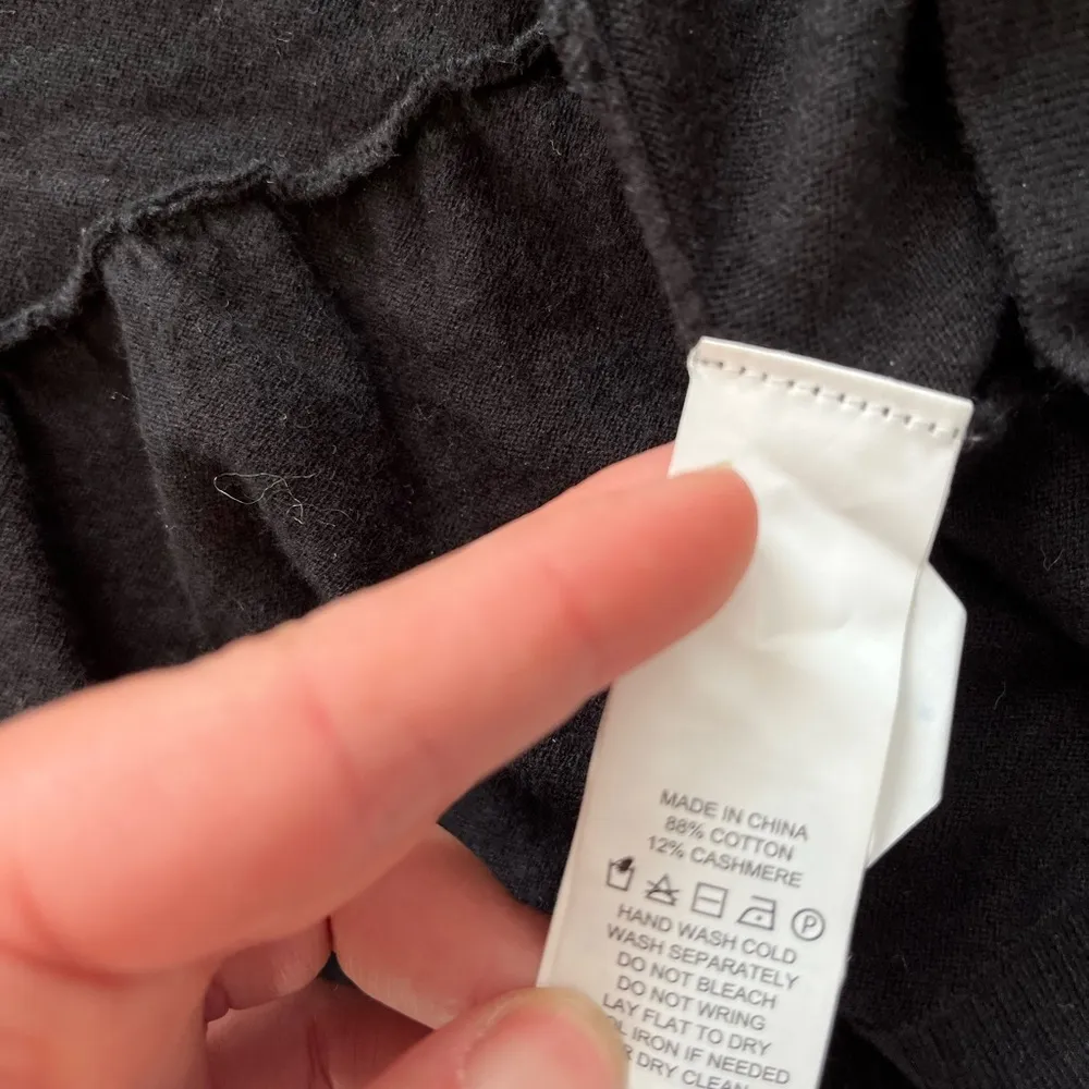 Black Cashmere Broom Street Kate Spade Sweater - Image 6