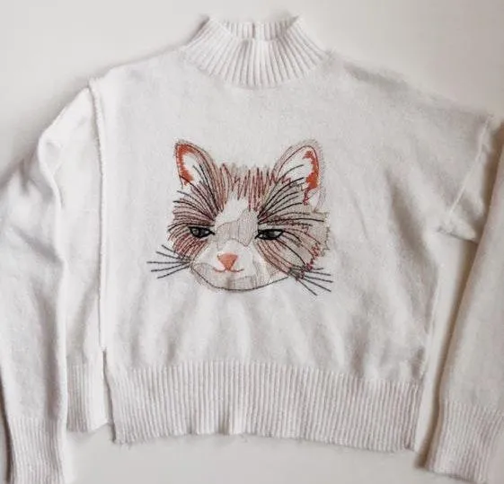 Anthropologie Cat Sweater - Image 3