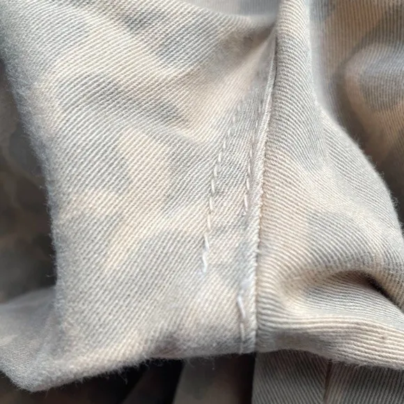 Anthropologie Bella Dahl Tan Cream Leopard Print Low Rise Chino Women’s Size 28 - Image 13