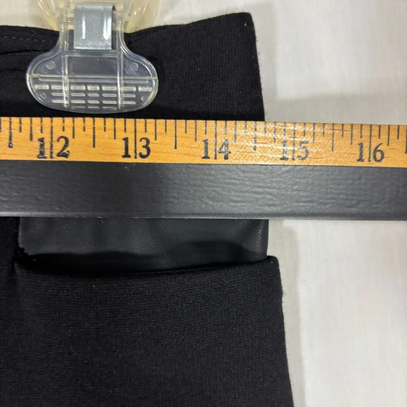 Catherine Malandrino Dress Pant Sz 2 Black Stretch Satin Pocket Mid Rise Classic - Image 4