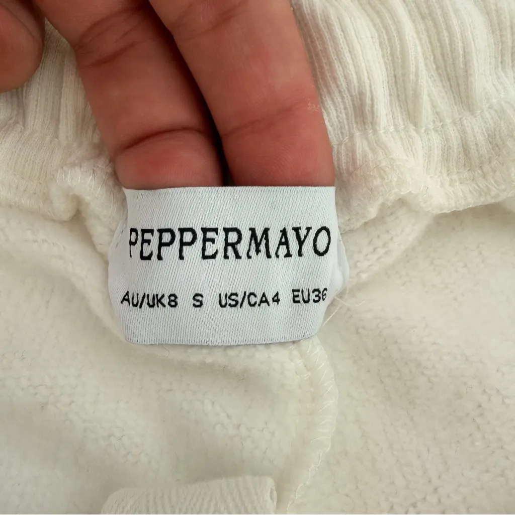 Peppermayo Ivory Sweat Shorts - Image 11