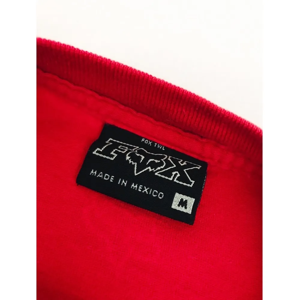 Vintage FOX Graphic Tee in Red | Size M Size M - Image 16