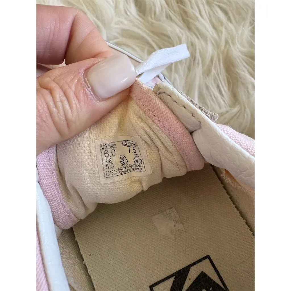 Vans‎ Old Skool Sk8 Low Pink Suede Skate Shoes Unisex Size 7.5/6 - Image 7