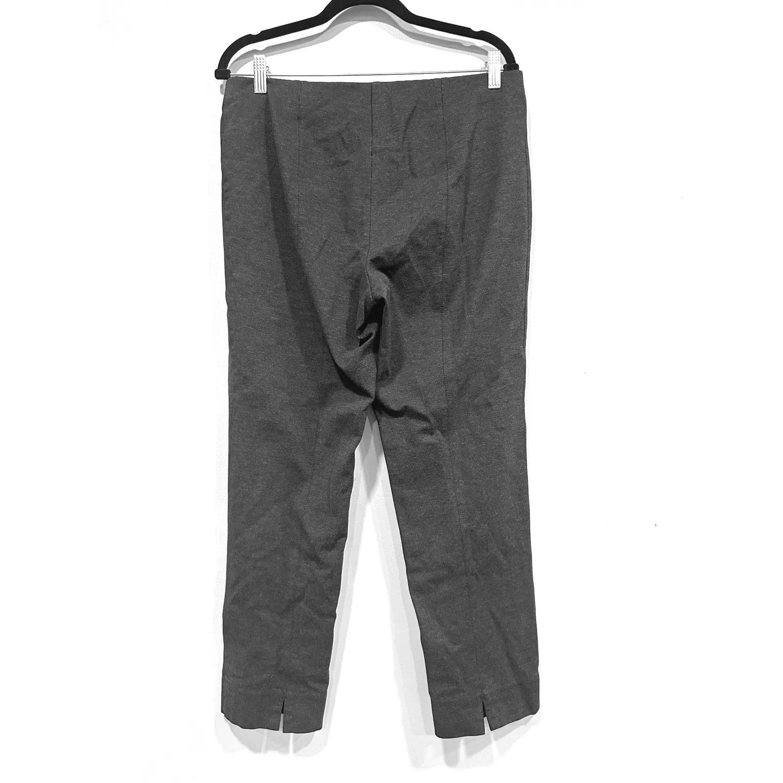 J Jill Lot Ponte Slim Leg Pull On Pants Charcoal Gray Women's Size M Comfort - Image 4