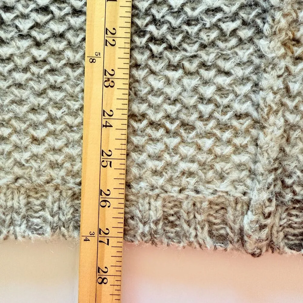 J Jill Oversized Sleeveless Boxy Knit Relaxed Lagenlook Comfy Sweater Vest XS/S Brown Size undefined - Image 6