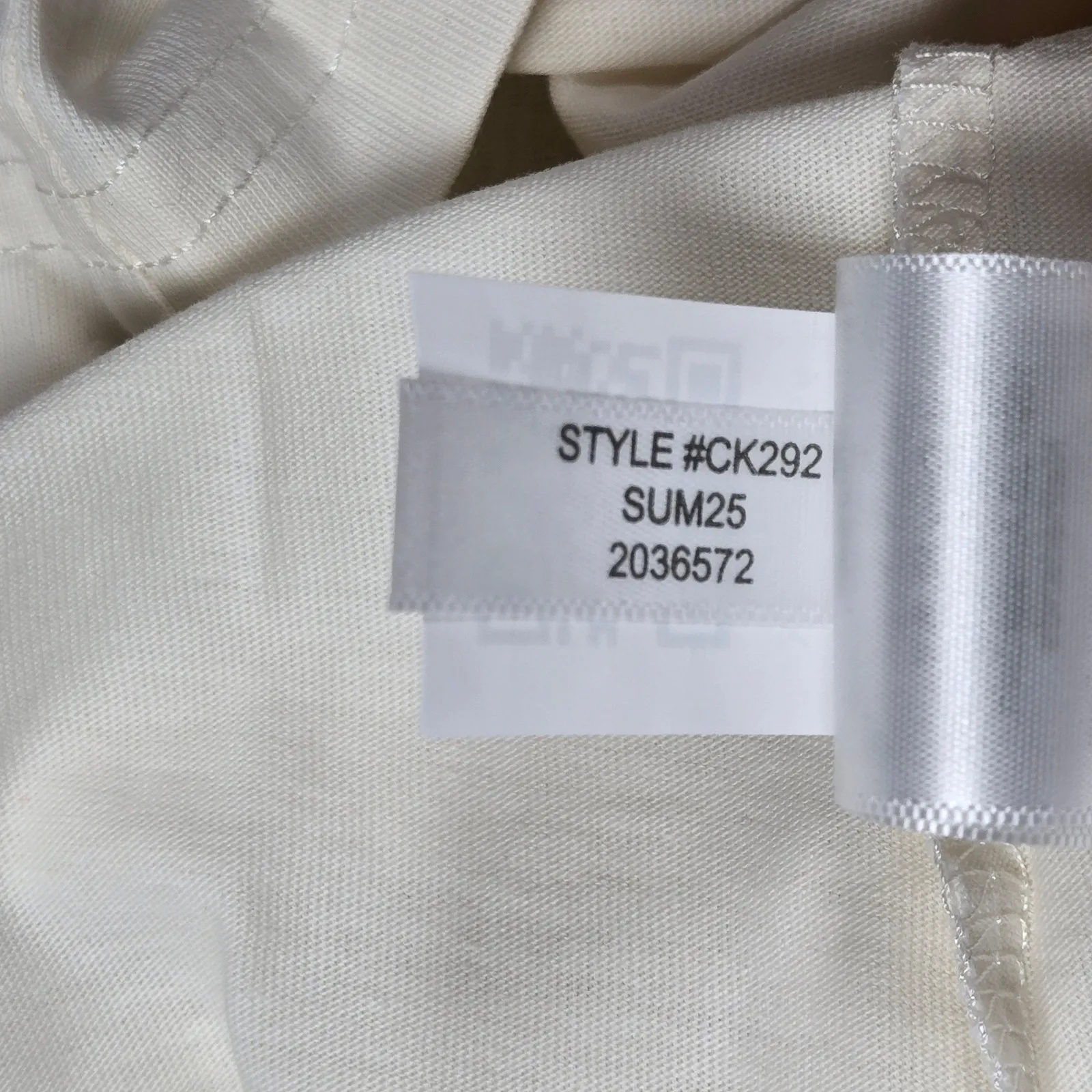 J Crew Broken-in jersey button-front tank top‎ ruffle trim Ivory CK292 XS NWT - Image 5