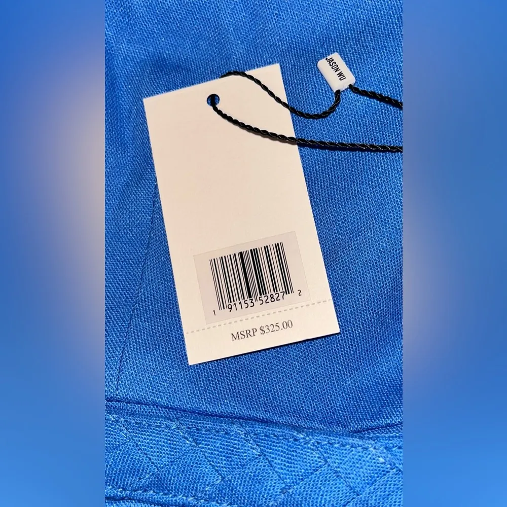 JASON WU Blazer Blue Cropped Braided Detail NWT! - Image 5