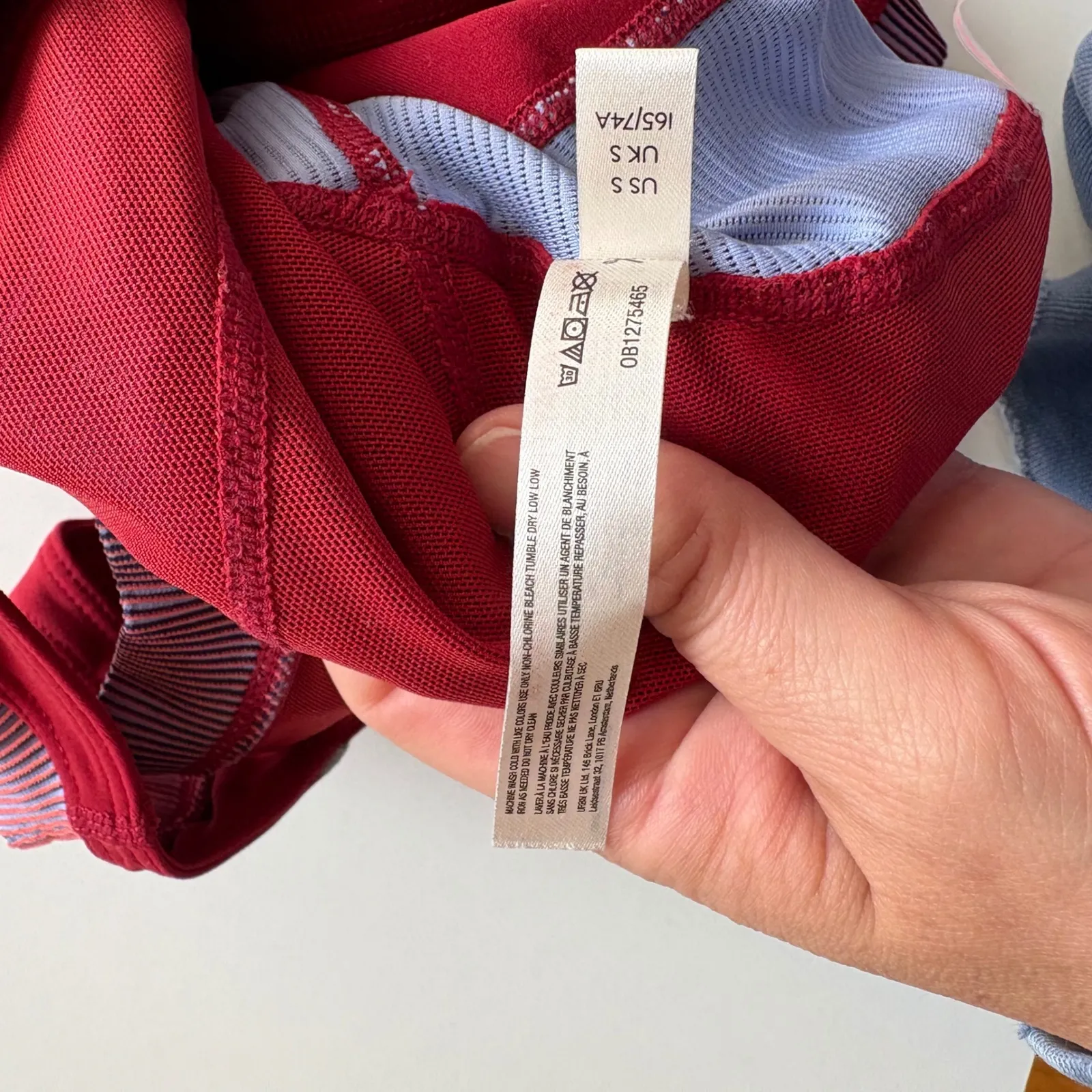 Free People Movement Red Romper Dress Striped Athletic Sleeveless‎ Small - Image 5