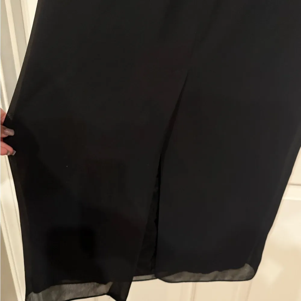 RM Richards Black Beaded Jacket Dress Set evening gown mother of bride sz 16 - Image 7