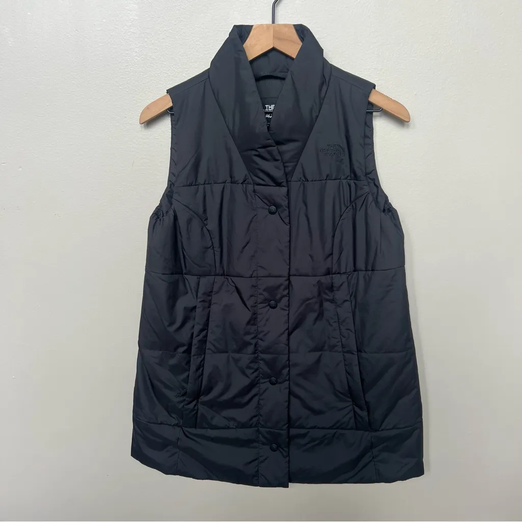 The North Face Femtastic Insulated Puff Vest  Size Small Black Puffer Vest - Image 3