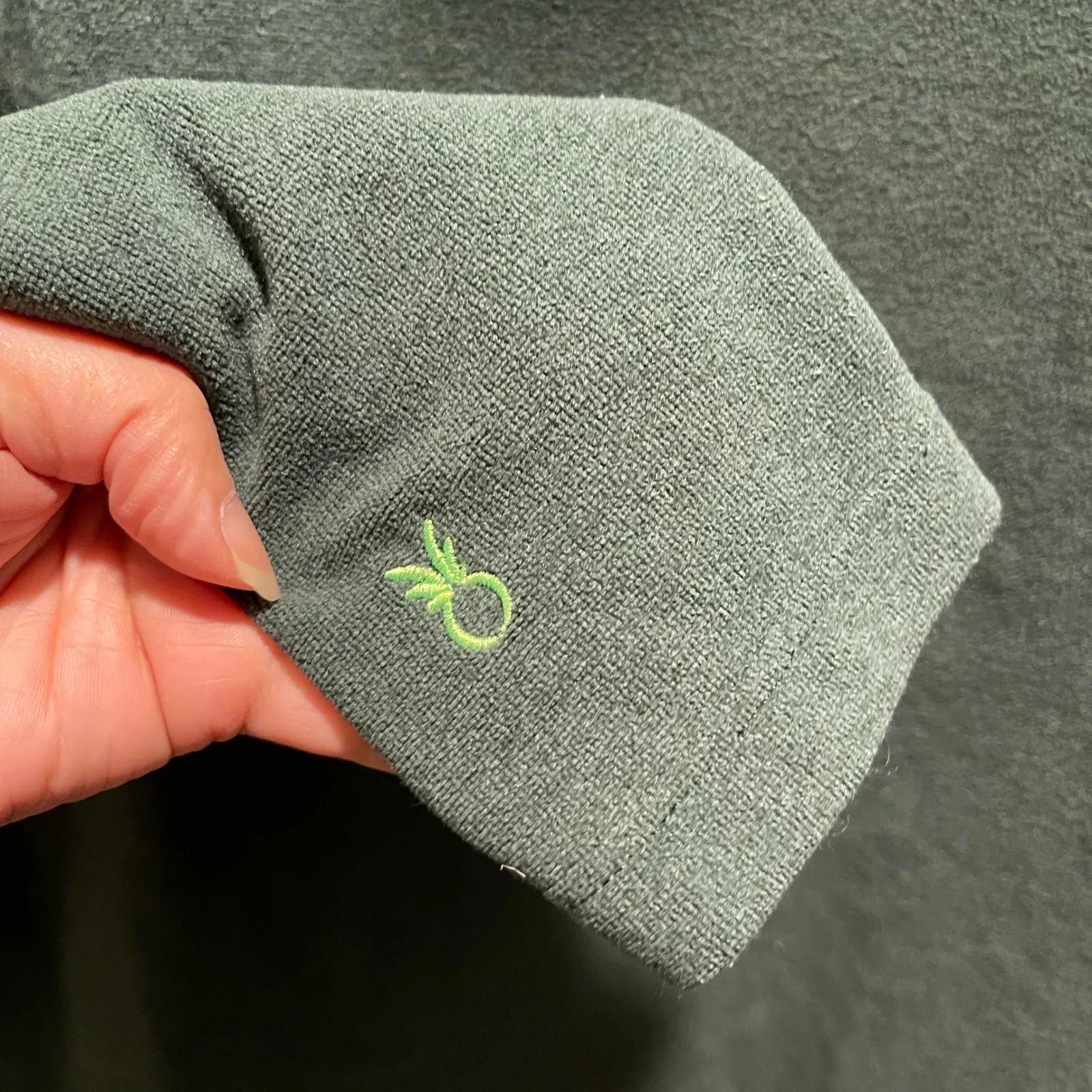 Dudley Stephens Cobb Hill Green Fleece Turtleneck Sweatshirt Top Size Small - Image 8