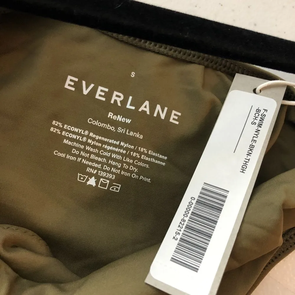 Everlane Womens The Thigh-High Bikini Bottom Beech Green S - Image 5