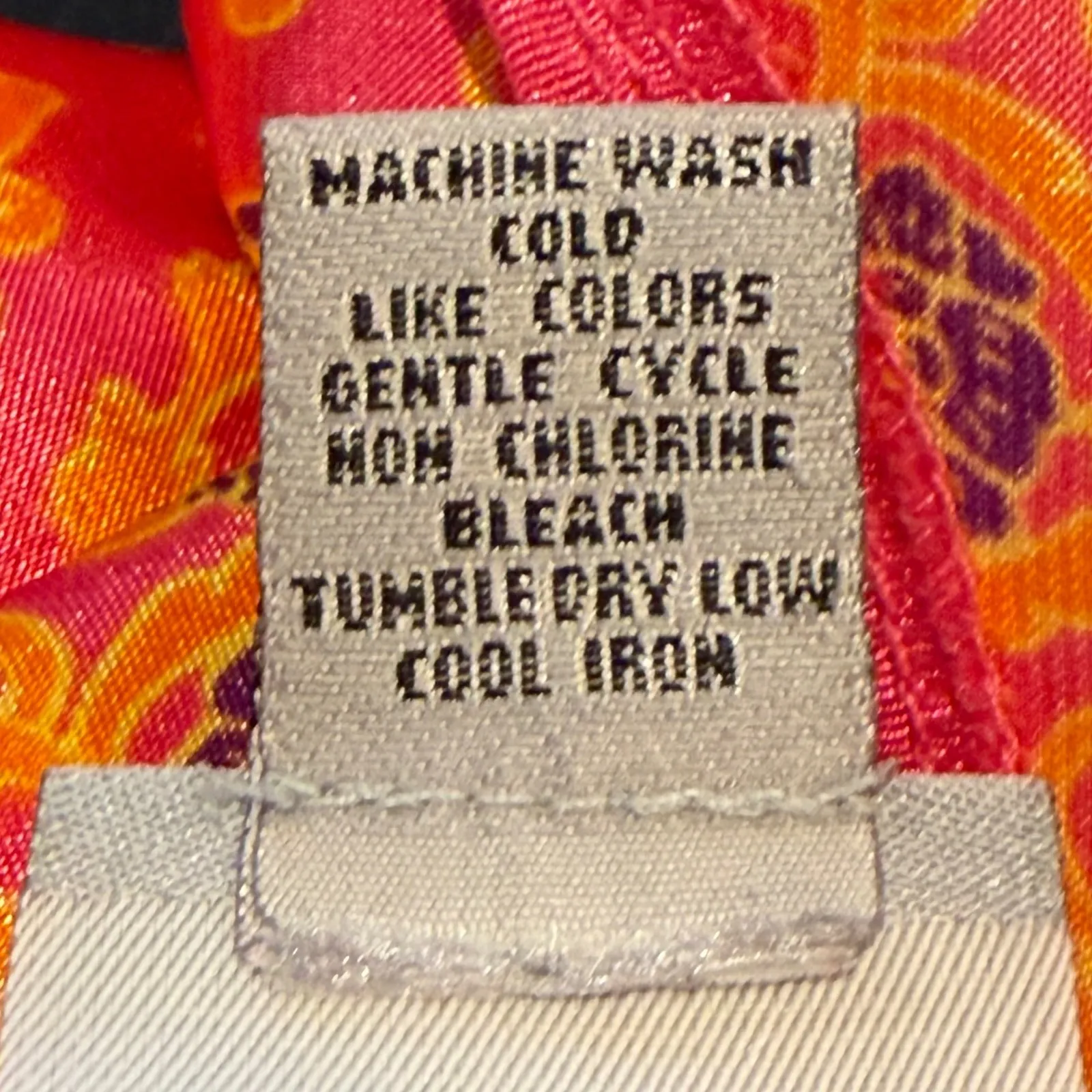 JW Sleep Orange Pink Floral Print Sleeveless Mini Slip Dress Dress Size M Size M - Image 5