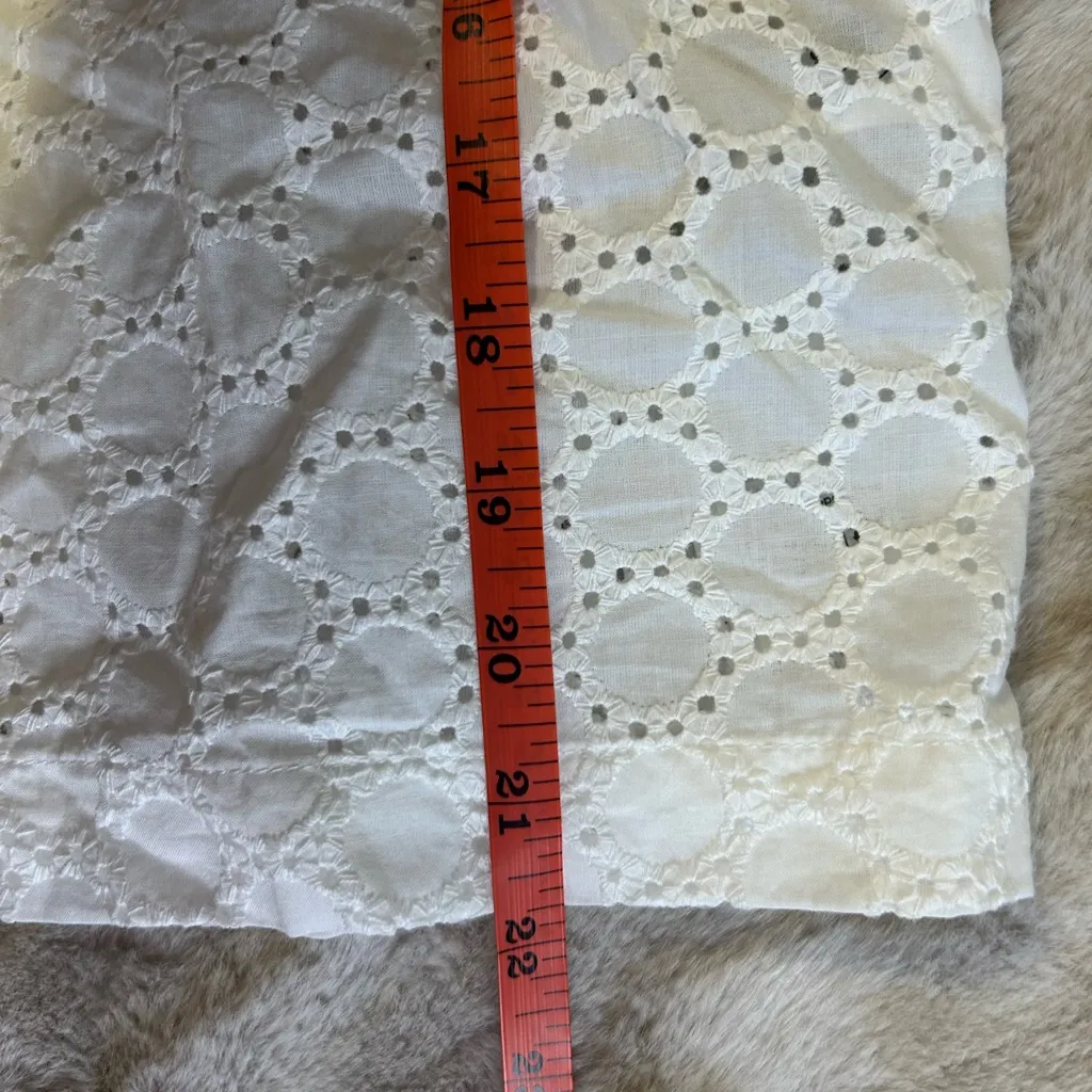 NWT Disney Winnie the Pooh White Eyelet Button Down Shirt - Image 5