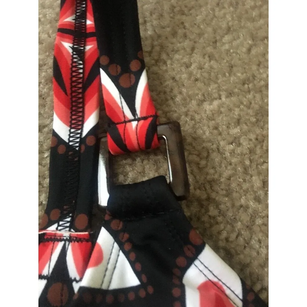 Croft & Barrow Women's Floral Print Swim Tankini Halter Top Size 10 Swim Wear - Image 5