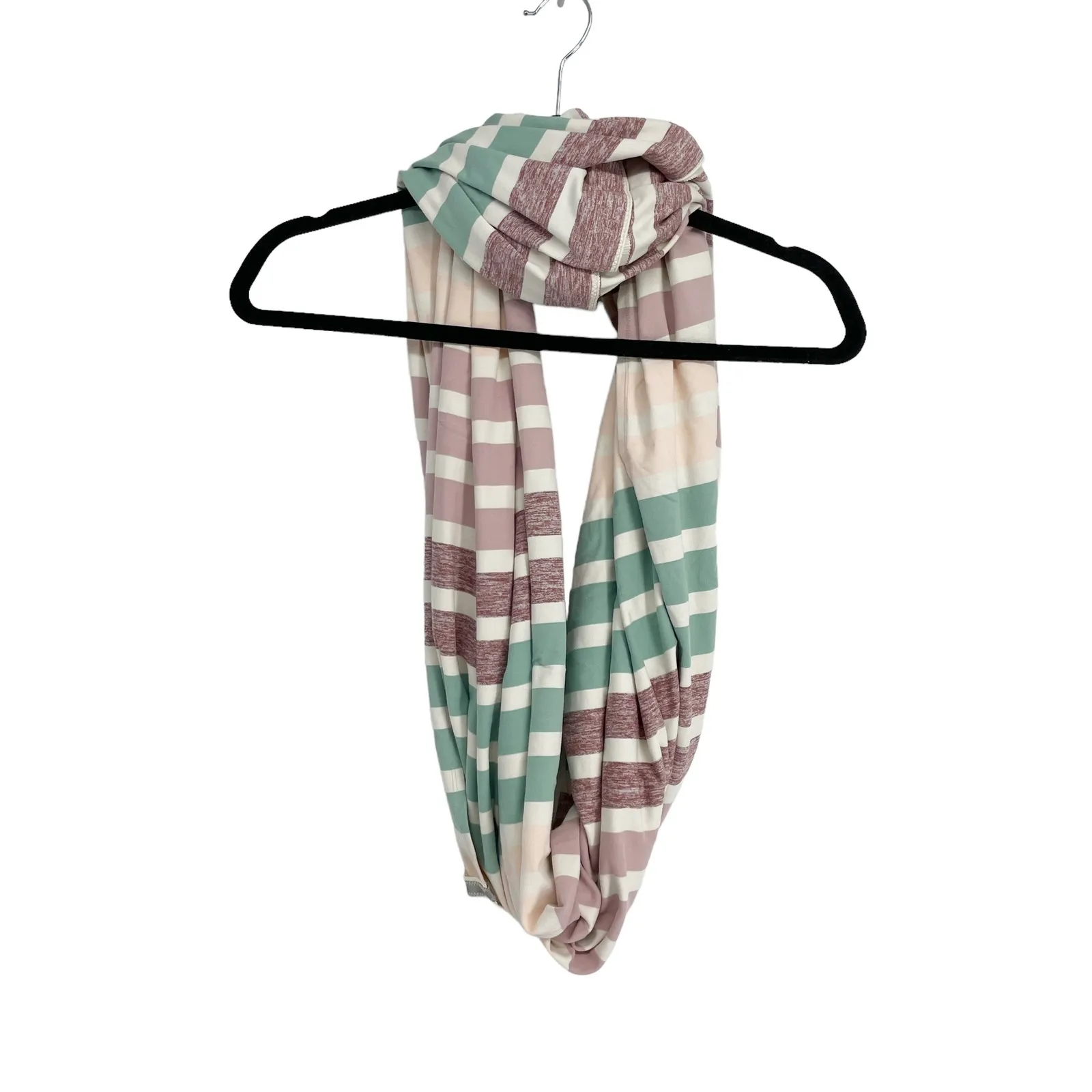 Lululemon Scarf Vinyasa Wrap One Size Triplet Twin Stripe Heathered Angel Wing - Image 2