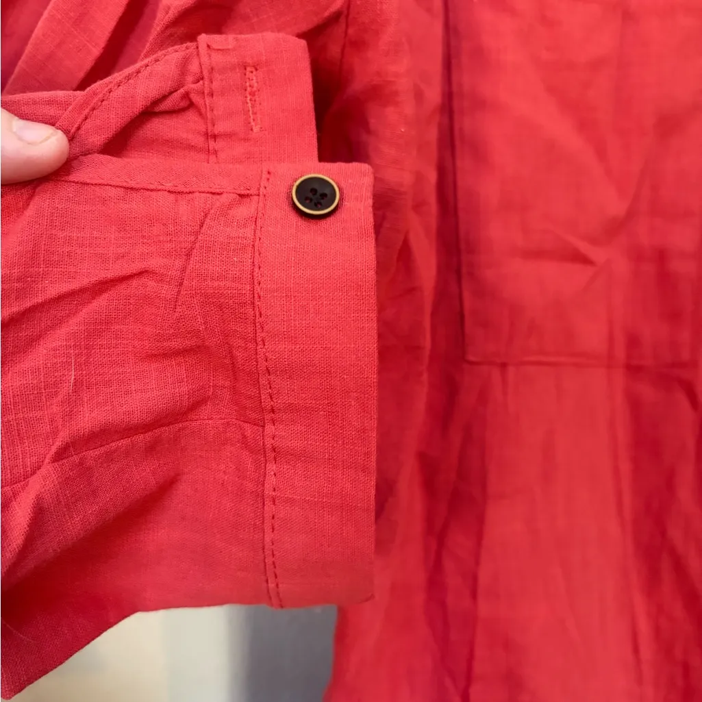 Oversized Pink Red Button - Image 5