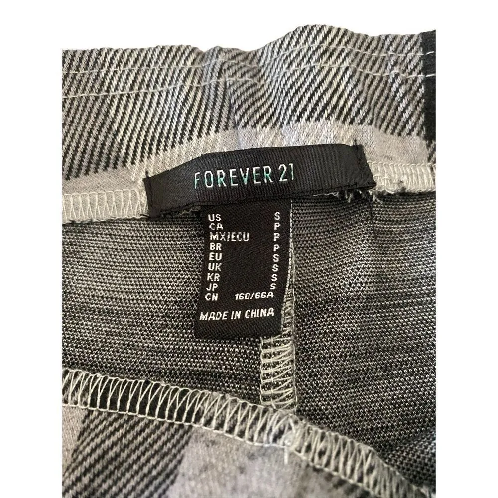 Nwt Forever 21 Plaid Ankle Leggings Pants Career Formal Workwear New With Tags - Image 4