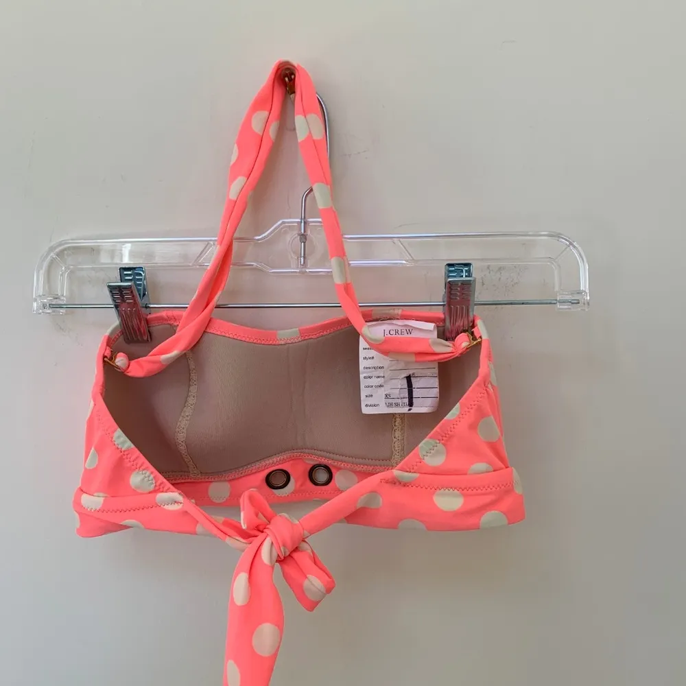 J.Crew pink polka dot bikini top size XS! - Image 6