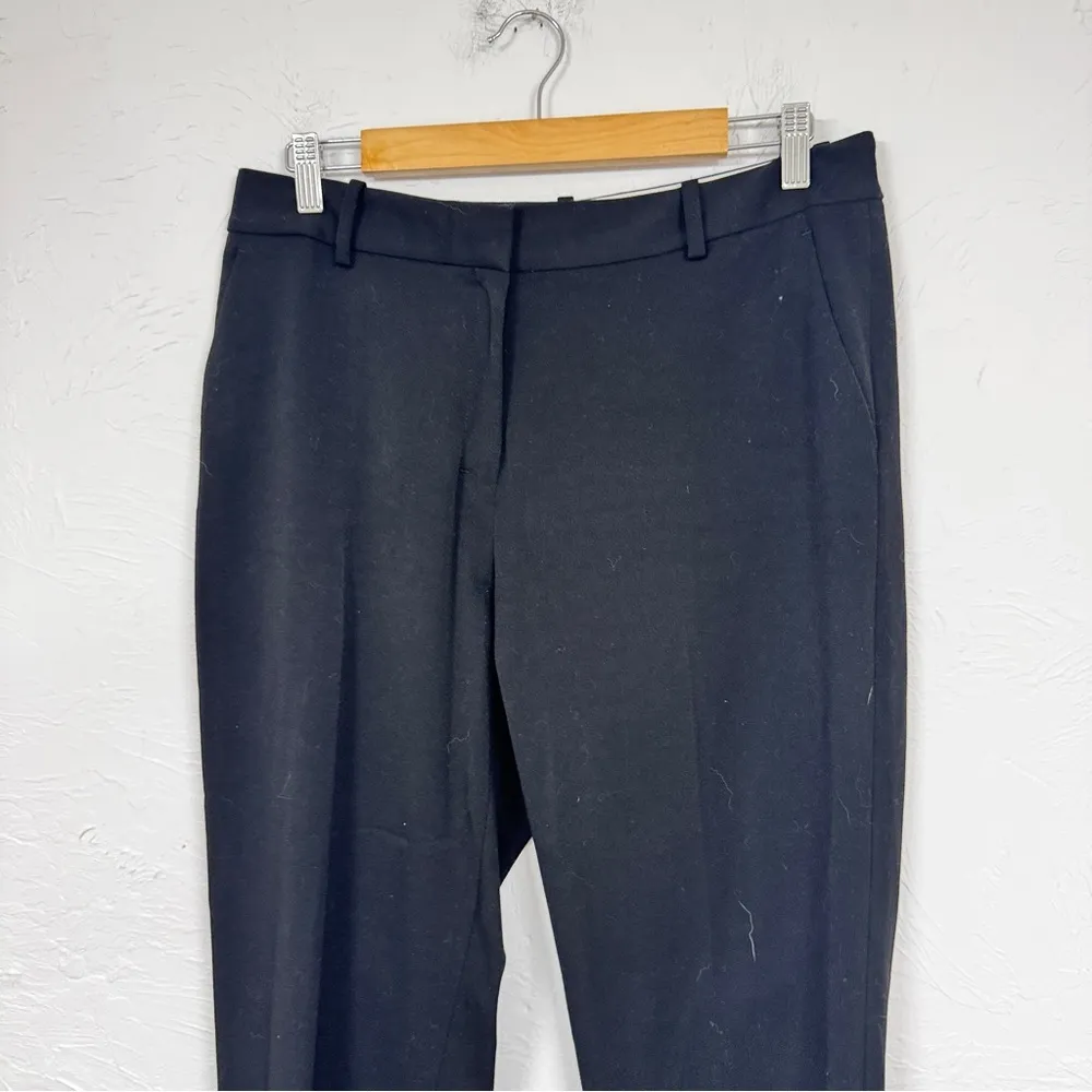 Mm Lafleur Black Slim Fit Trouser Dress Pants Womens 8 Classic Preppy Academia - Image 4