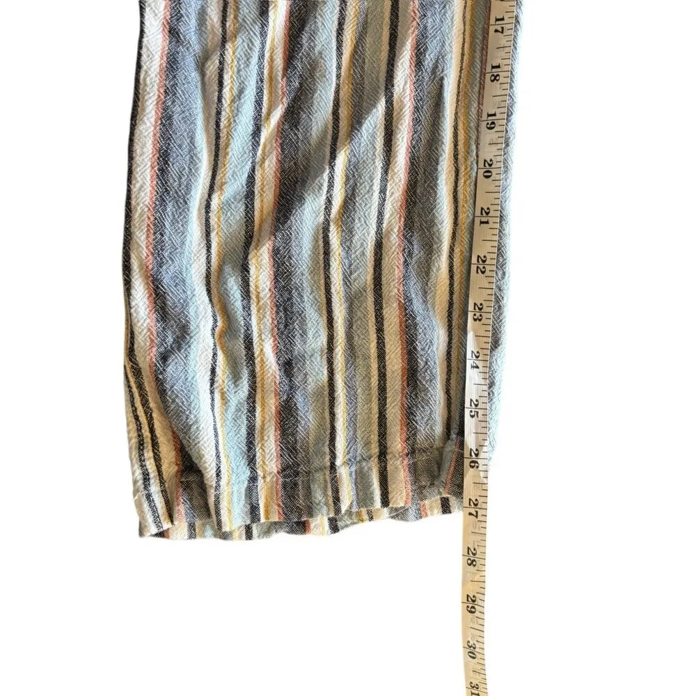 Per Se Women's Lose Fitting Blue & White Pants - Image 6