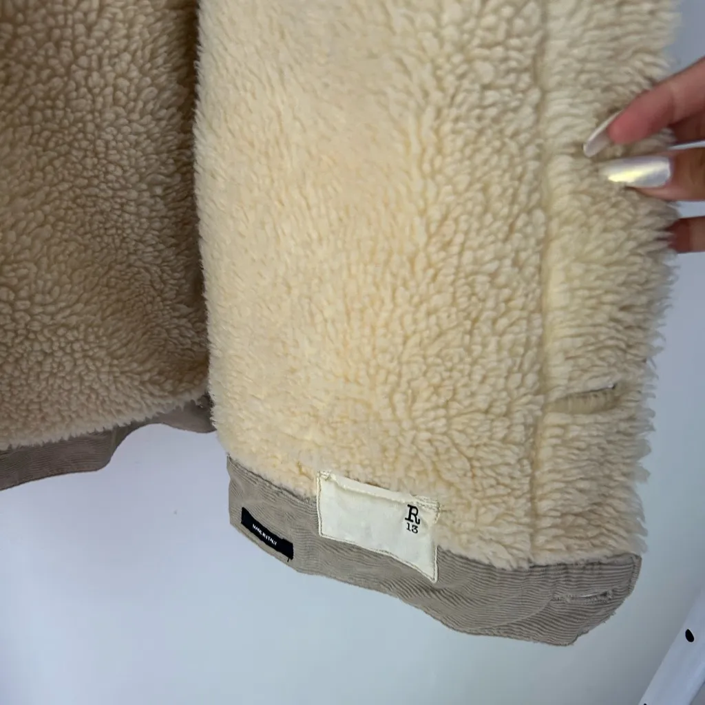 $450 NWOT R13‎ R13 REED OVERSIZED TRUCKER JACKET Size XS - Image 8