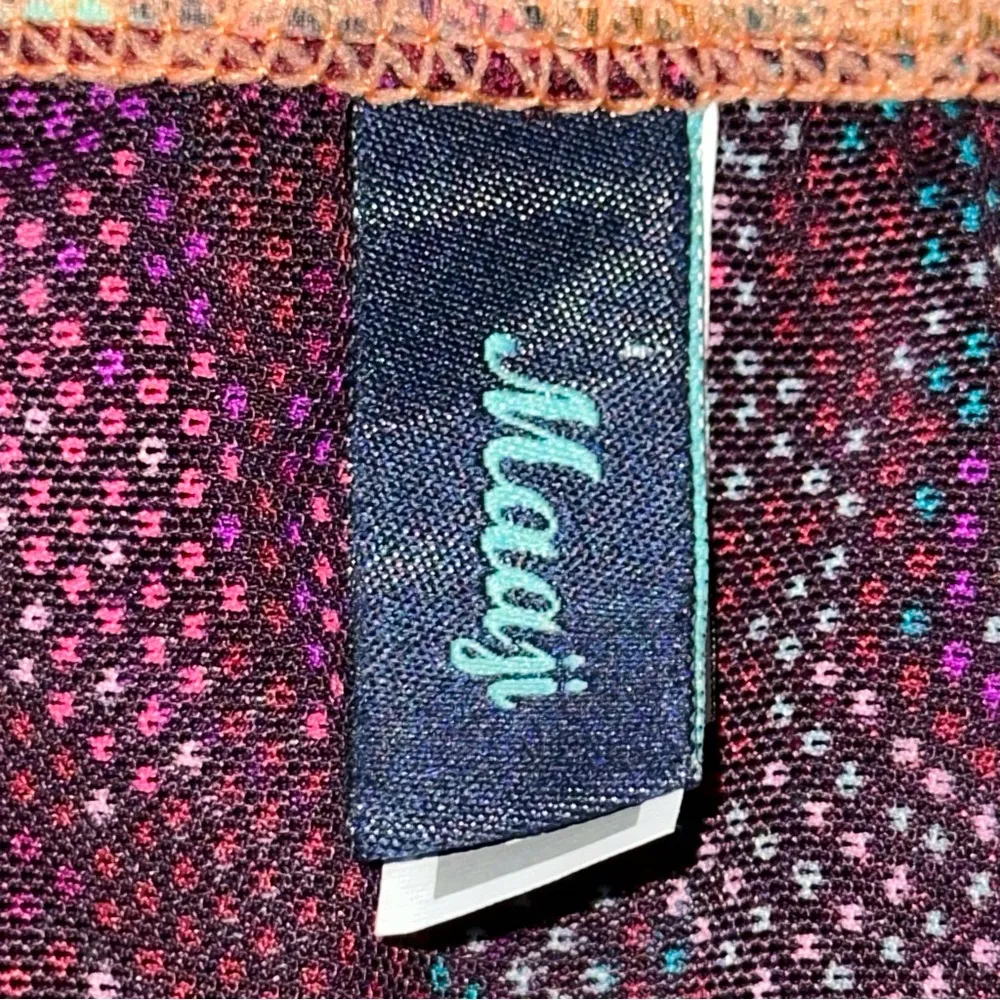 Maaji Women’s Size L Purple Snakeskin Horse Print Mesh Full Zip Jacket - Image 4