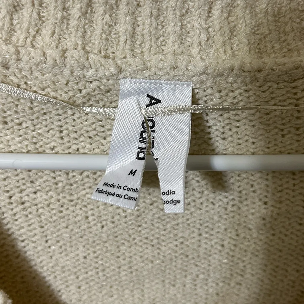 Abound  Beige Button Down Cardigan(Size Medium) - Image 8