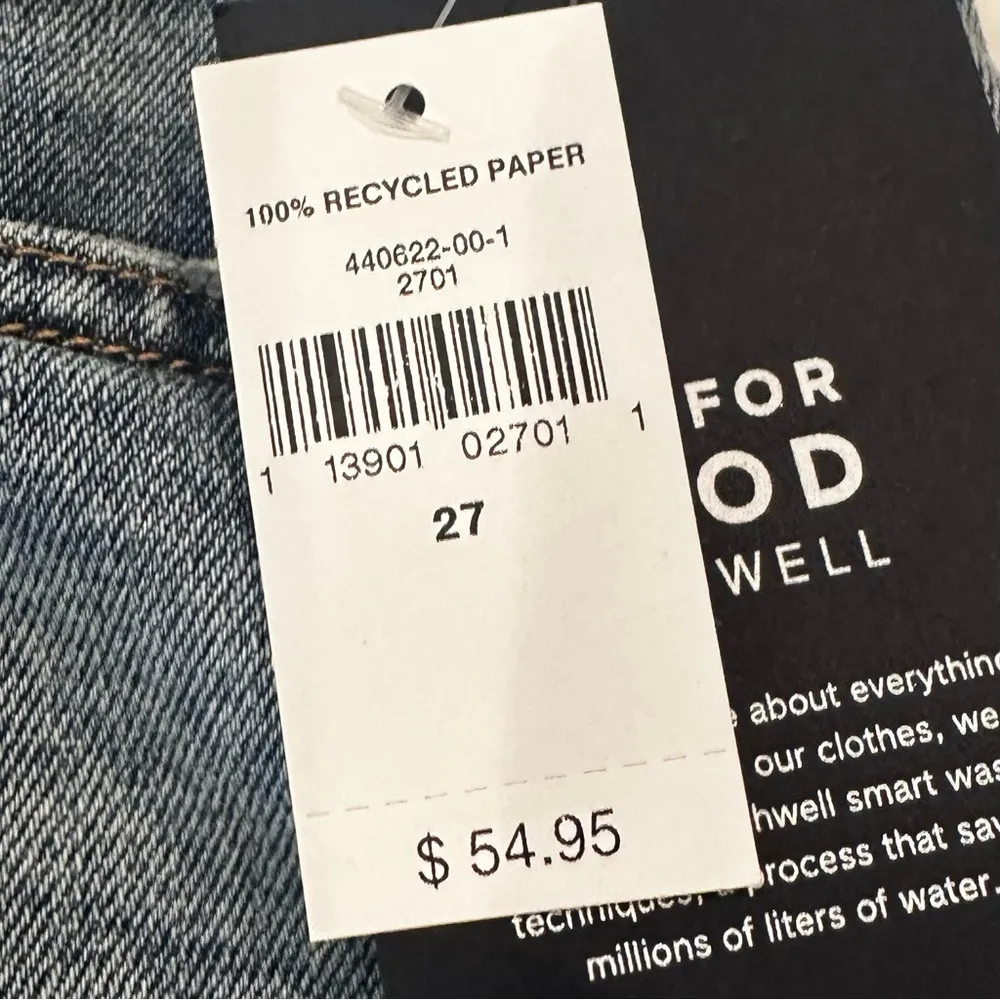 Gap Mid-Rise Stretch Denim Shorts Womens 27 Indigo Distressed Boho Hippie Dainty - Image 2