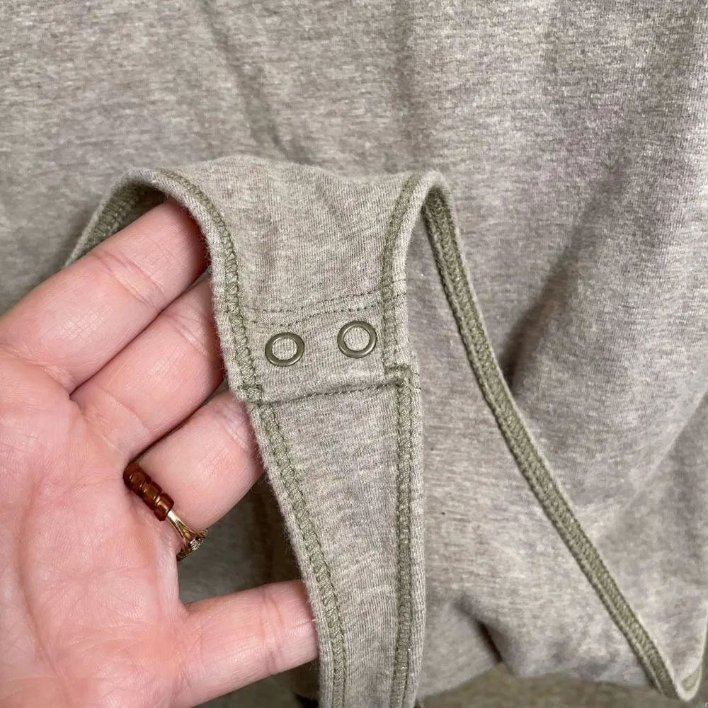 Abercrombie & Fitch Brown Cotton Seamless Fabric Tank Bodysuit, XXL - Image 4