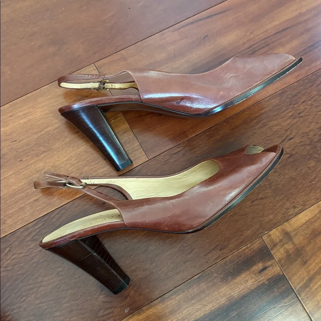 Vintage Bruno Magli heels Brown Size undefined - Image 6