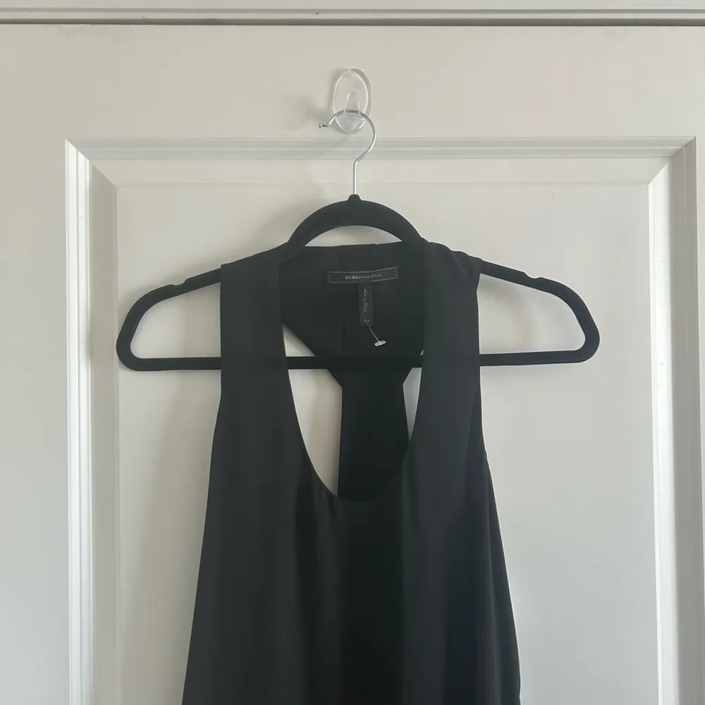 Bcbgmaxazria Women’s Sleeveless Black White Kylie Color Block Dress Size XXS - Image 3