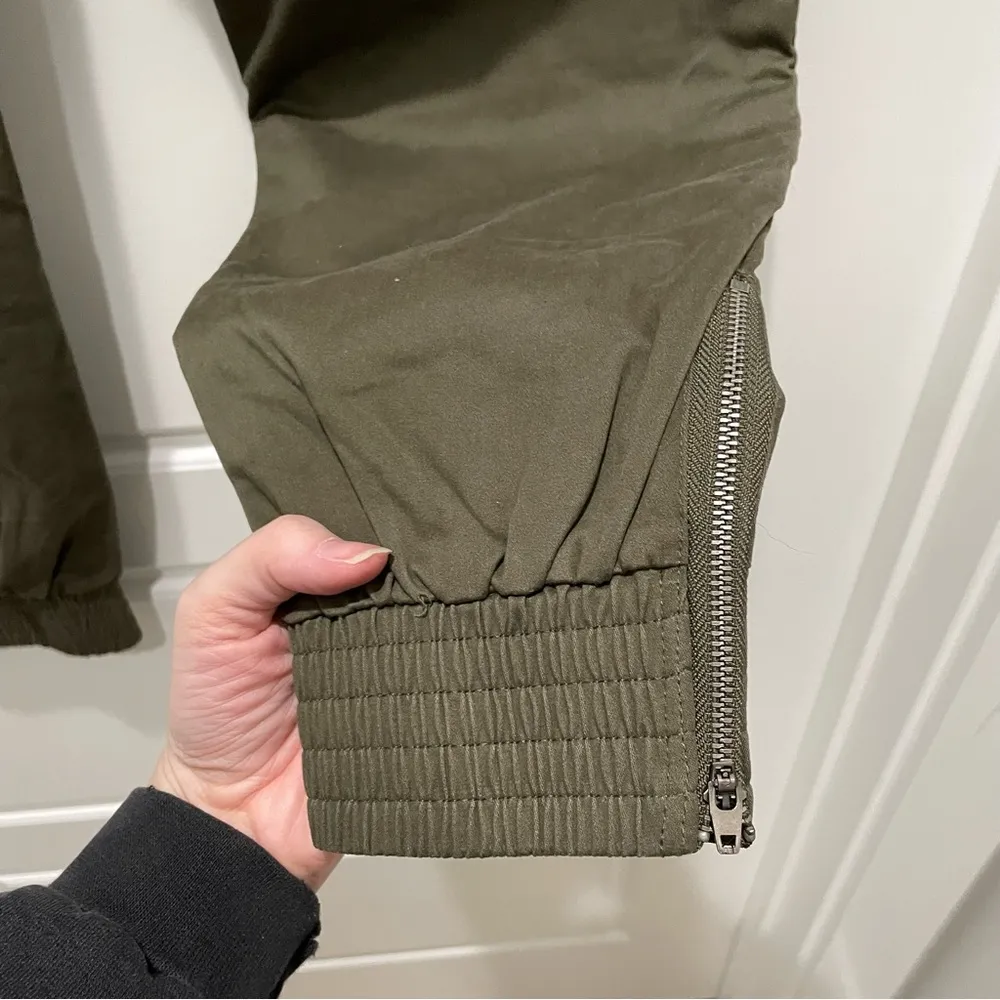 Fate Green Zippered Ankle Joggers - Image 5