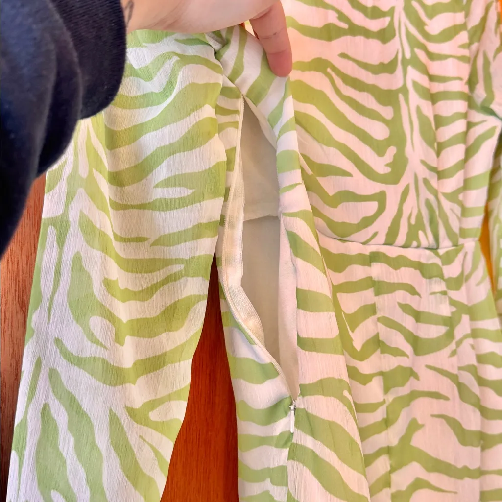 🎅 3/$15 SALE Princess Polly Nostalgia Green Mini Dress - Sz 2 - Image 12