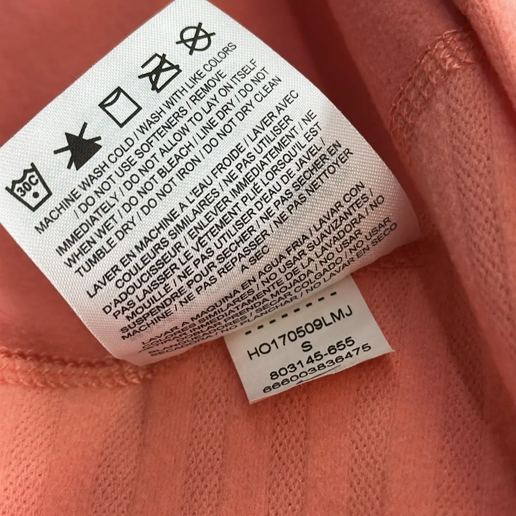 Nike Dri Fit Athletic Coral Half Zip Multi Textured Pull Over Jacket Womens S - Image 13