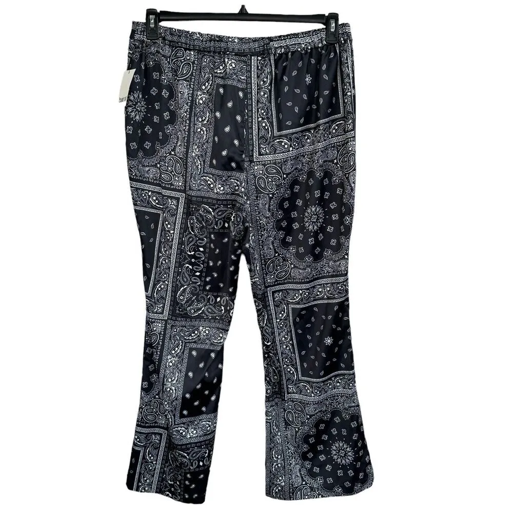 Bar III Zerina Akers XX-Large Career Pants High-Rise Zip-Fly Bandana Paisley New - Image 3