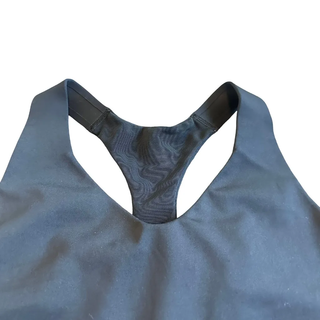 Spanx Black Pull-On Sports Bra Long Length Stretch Classic Size Large Women's - Image 5