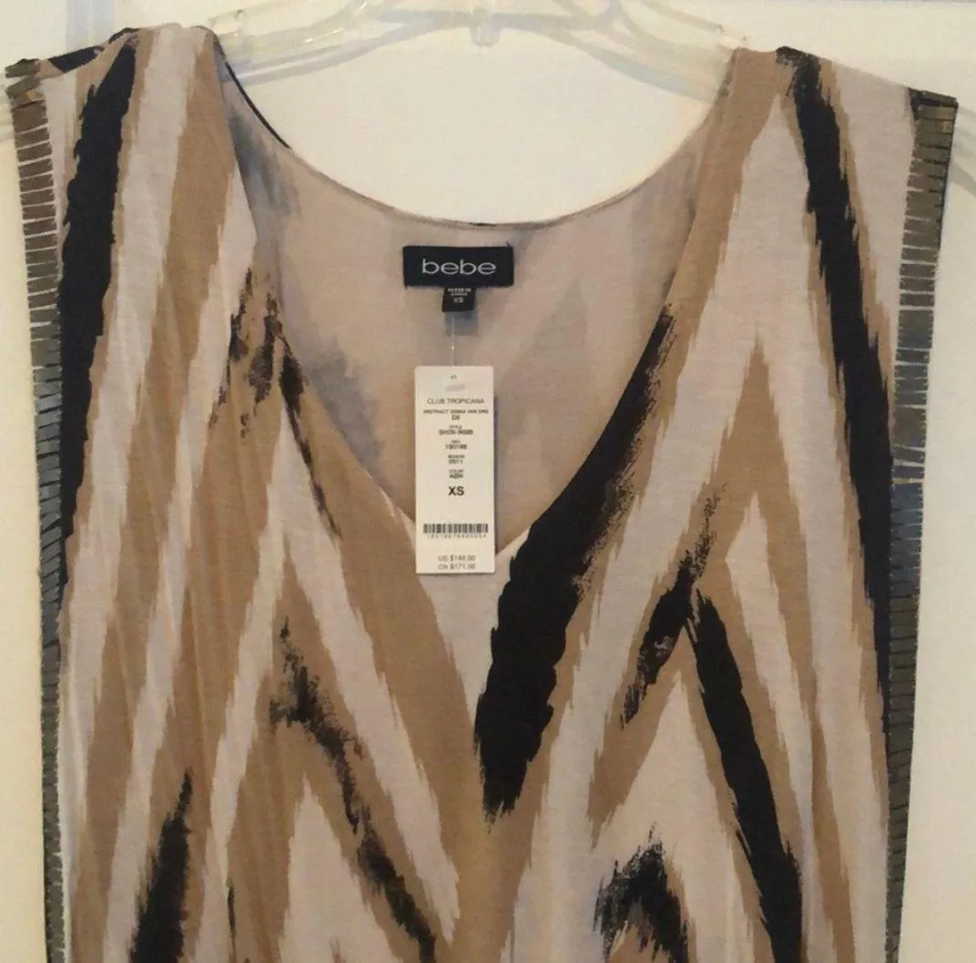 abstract zebra print dress - Image 7