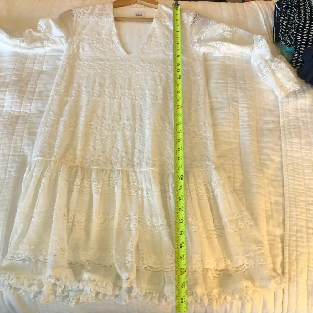 Some Days Lovin White Lace Dress. Size XS. - Image 7