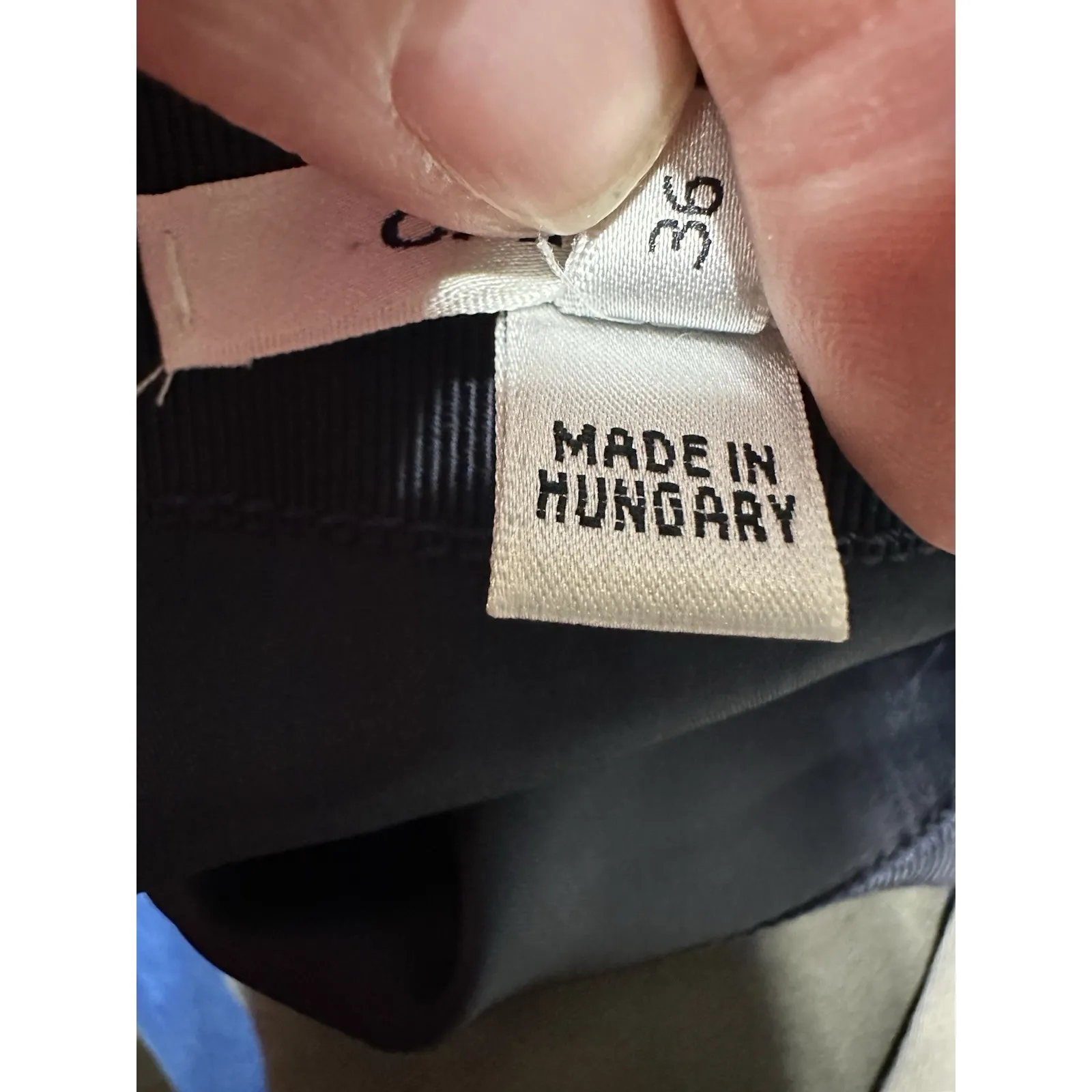 CARVEN Skirt 36 US 4 Abstract Brushstroke Art Print Mini Silk Blend Pocket Wrap - Image 9