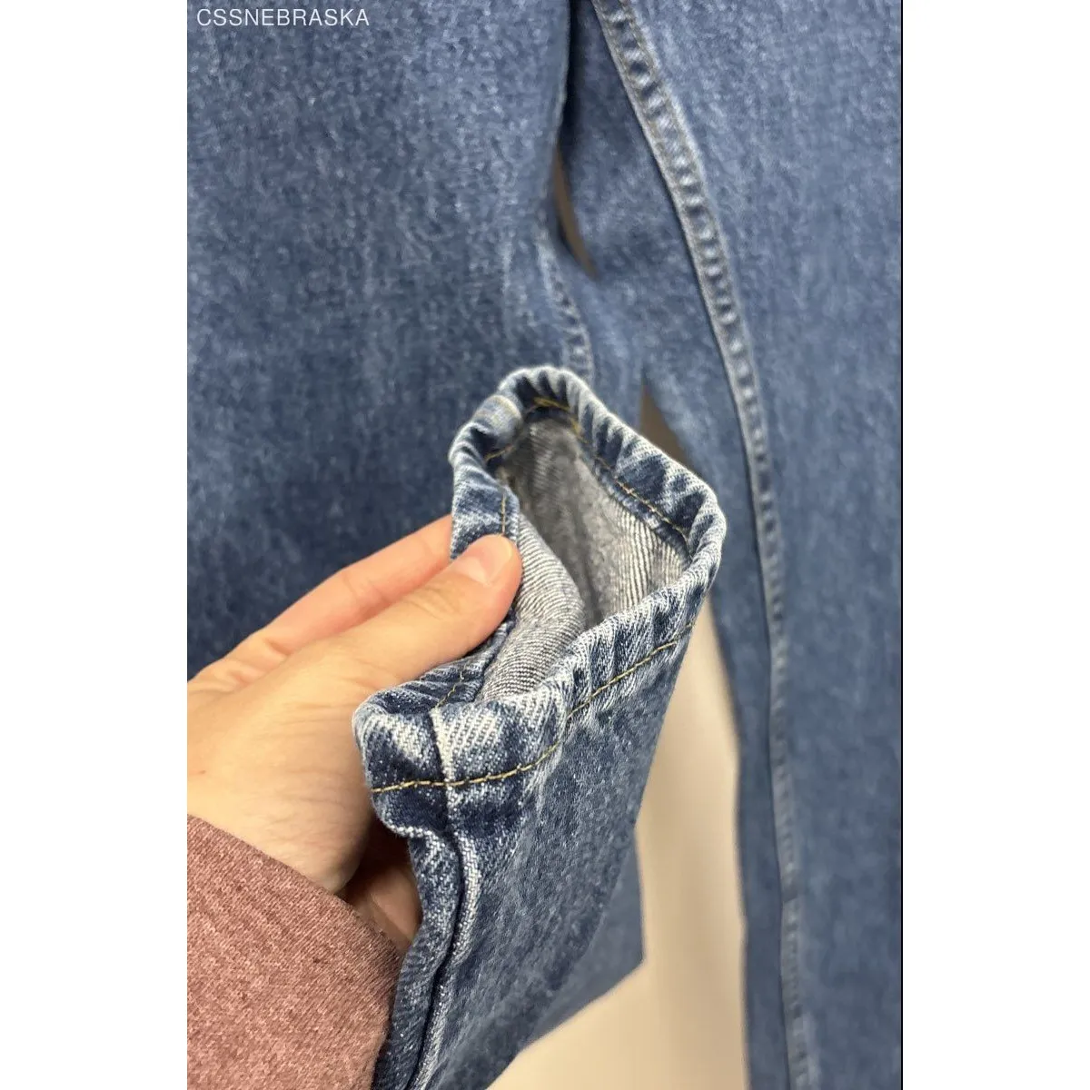 Riders 1305544 Blue Vintage 90s Womens Denim Jeans - Image 4