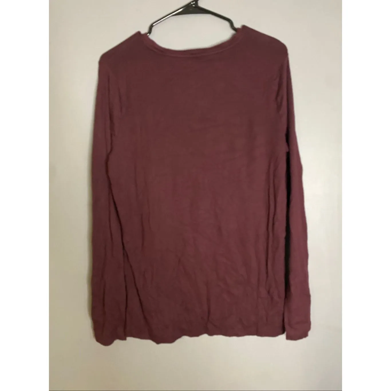 A New Day Purple Scoop Neck Long Sleeve T-shirt Size XL - Image 4