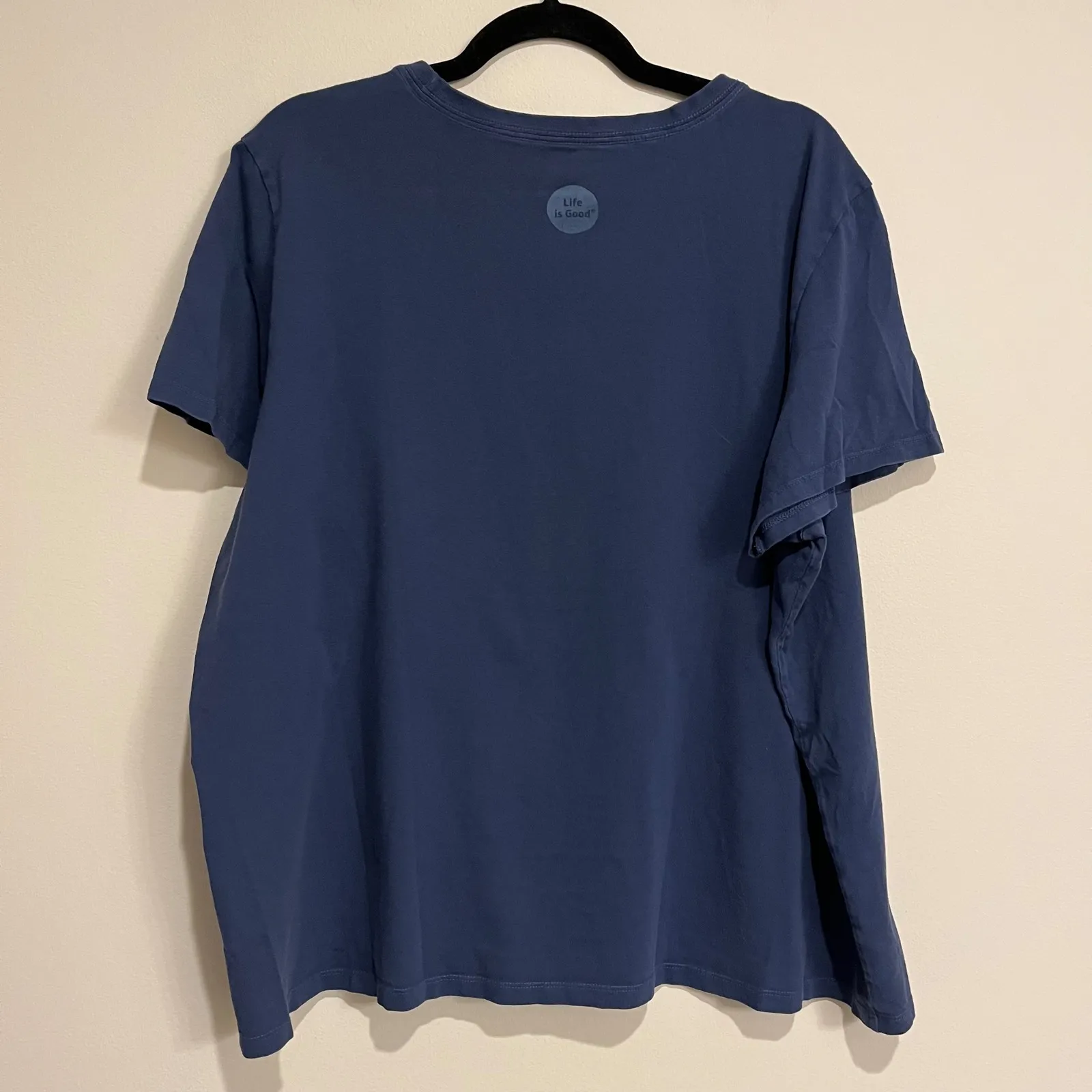 Life is Good Crusher Tee Short Sleeve Blue Clover Womens XXXL St. Patrick's Day - Image 3