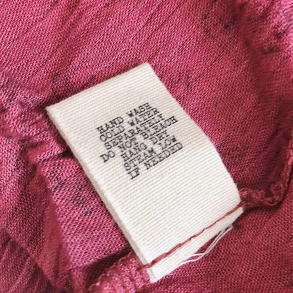 Gimmick Mauve High Neck Pieces Floral Top Size M New with Tag - Image 8