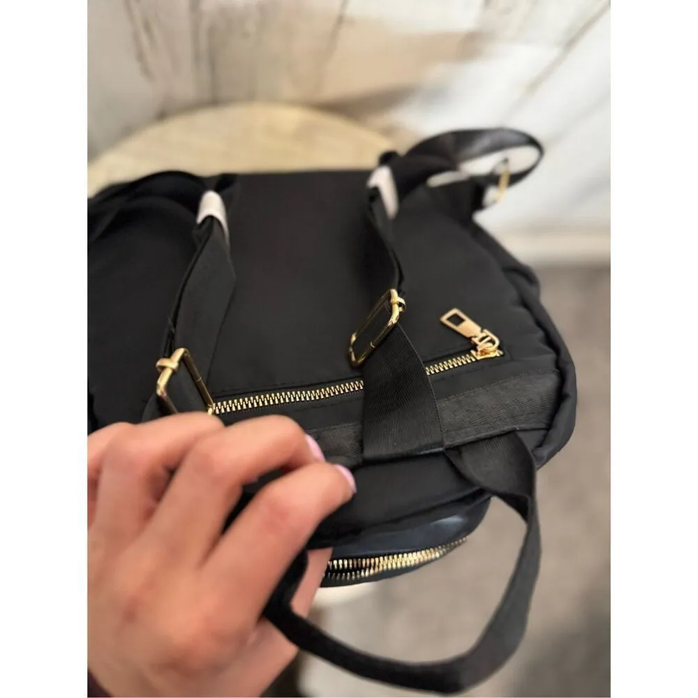 Mini woman’s backpack black Black - Image 9