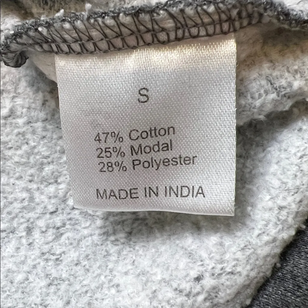 Love Peace & Lazy Days Pumpkin is the Spice of Life Gray Crew Sweatshirt. Size S - Image 7