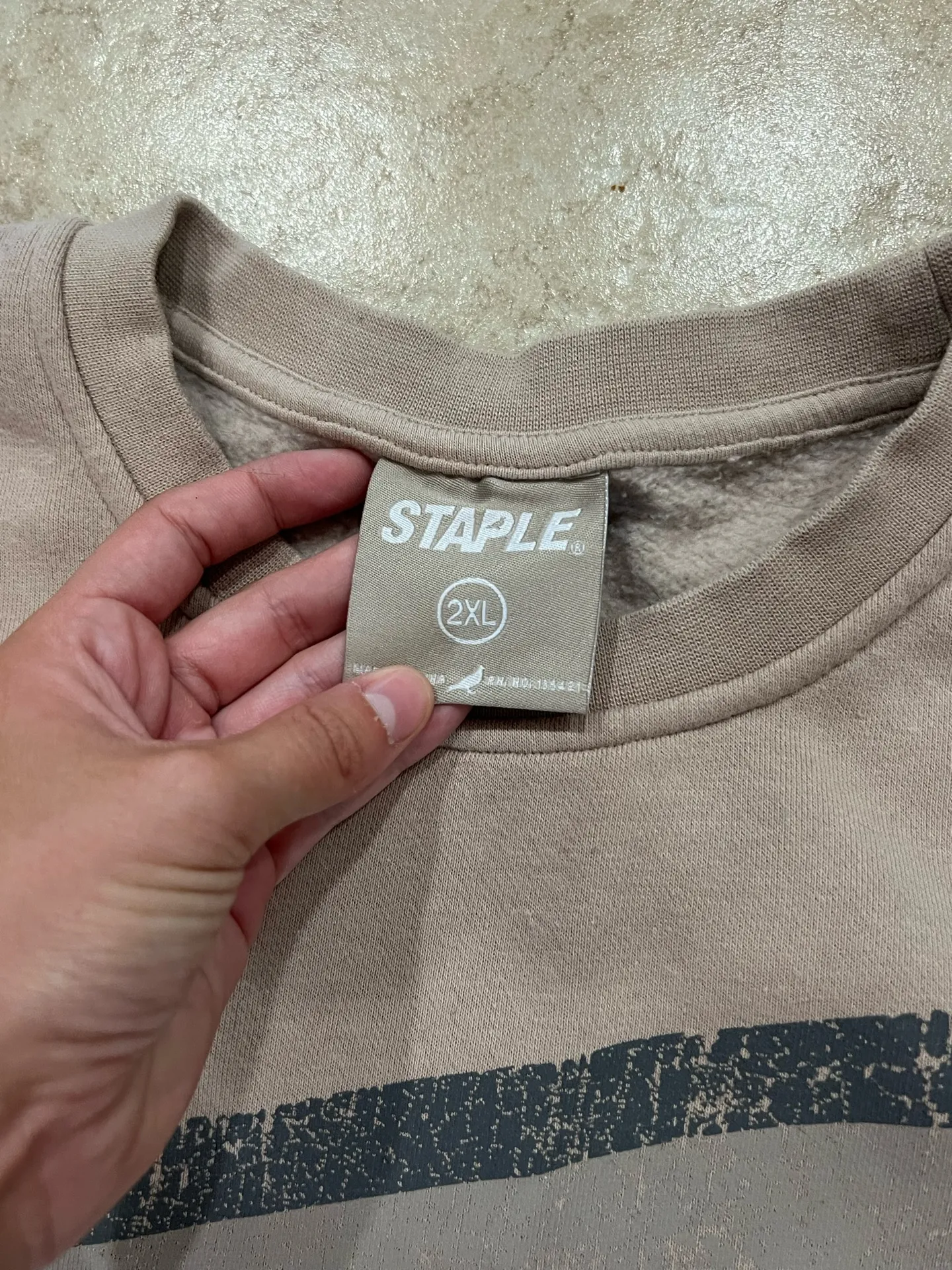 Staple crewneck Brown Size XXL - Image 2