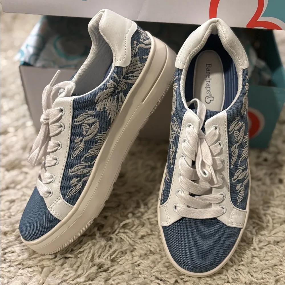 Beartraps Nishelle Blue & White Rebound Technology Support Size 6.5 - Image 13