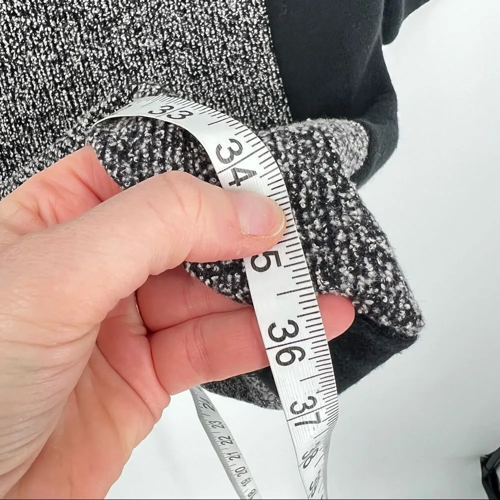 Lou & Grey tweed Style Career Form Fitting pencil straight dress XS Colorblock‎ - Image 4