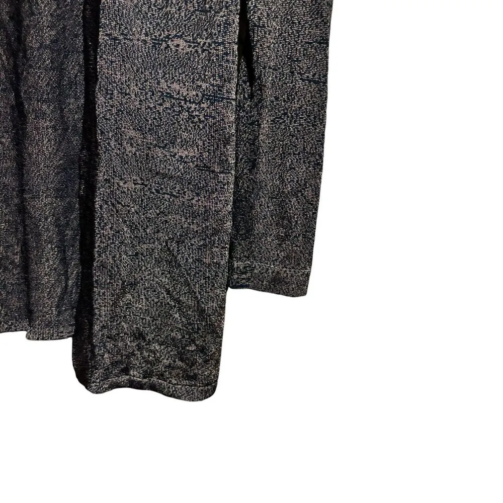 NIC+ZOE Cardigan Womens Small Multicolor Silk Blend Sheer Open Sweater - Image 5